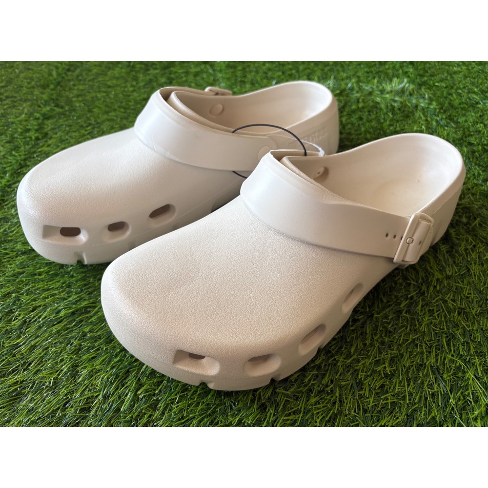 Birkenstock Birki Flow Eva Clogs White Casual, Work Shoes Mens Size 10